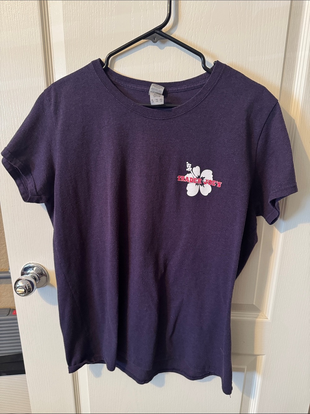 Trader Joe’s vintage Short Sleeve Tee with Floral Logo